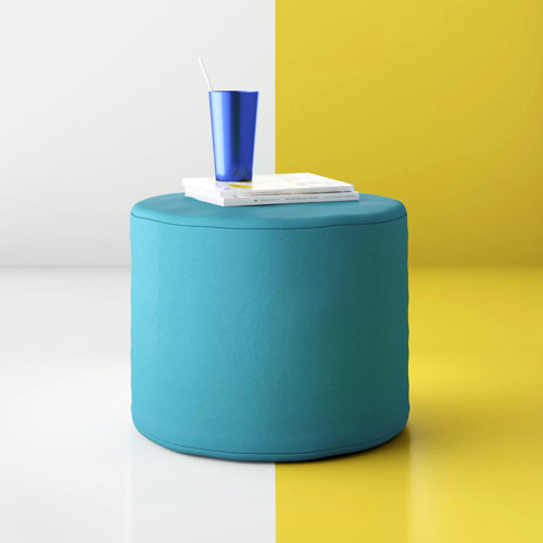 Breakwater Bay Damato Round Outdoor Pouf Ottoman & Reviews Wayfair Canada